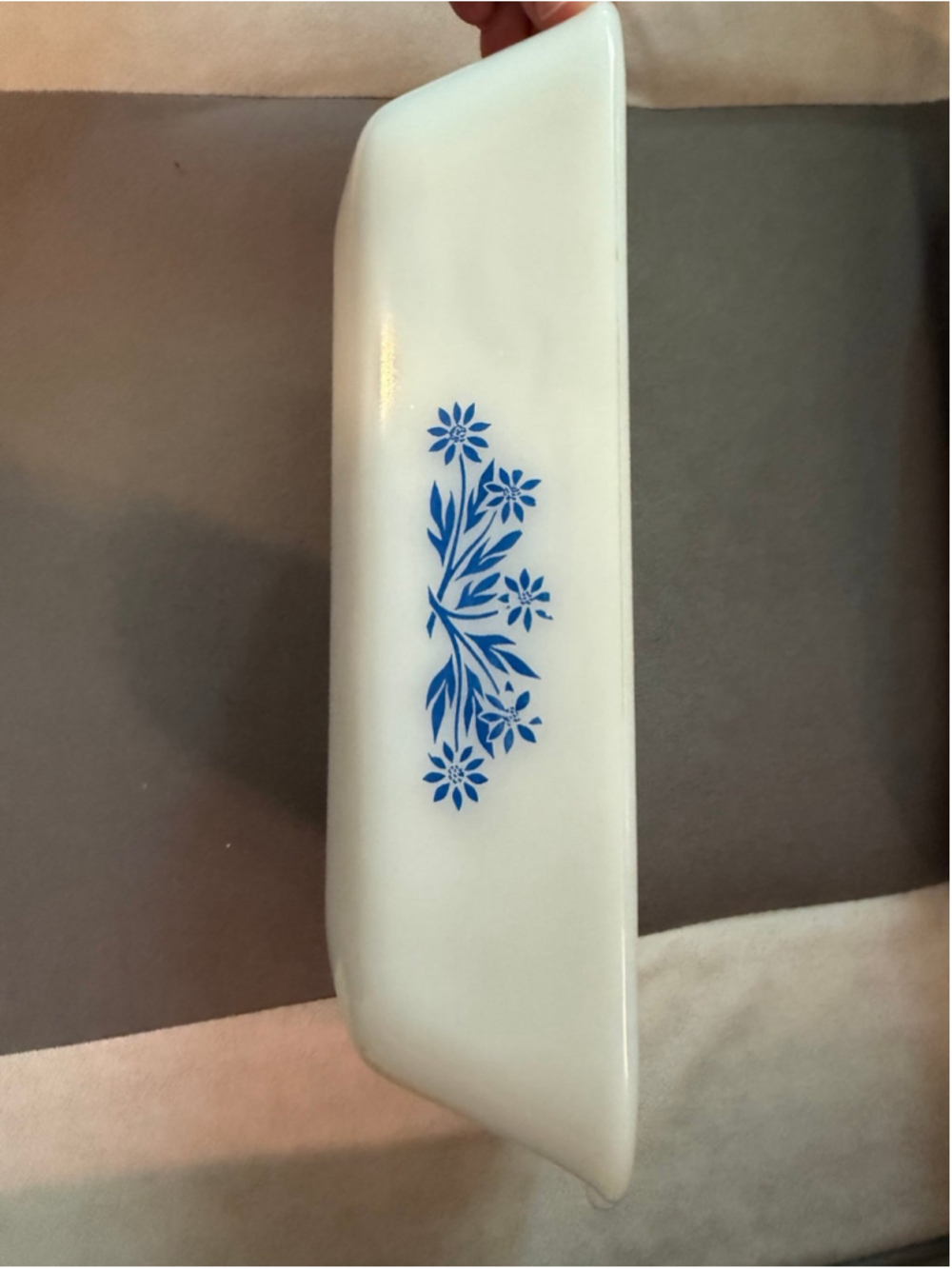 Vintage Corning Ware Blue Cornflower P-4-B Rectangular Casserole Dish
